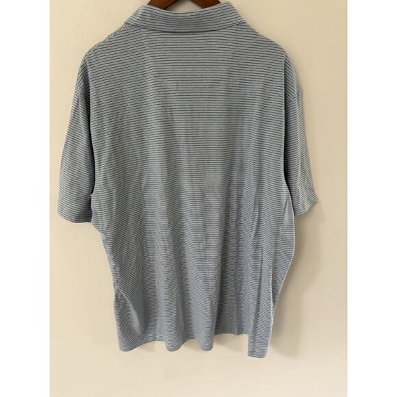 Jos. A. Bank Reserve XXL Mens Striped Polo Shirt Tailored Fit 100% Cotton New - Picture 6 of 9